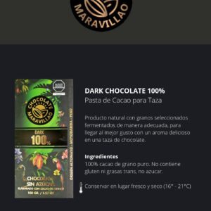 Dark Chocolate 100%