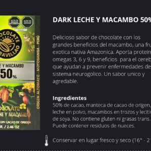 DARK LECHE Y MACAMBO 50%